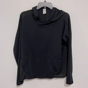 Fabletics Black Long Sleeve Hoodie Size Small